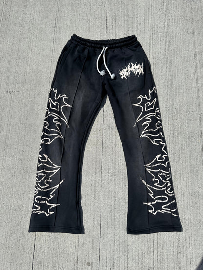 Dark Shadow Flared Sweatpants