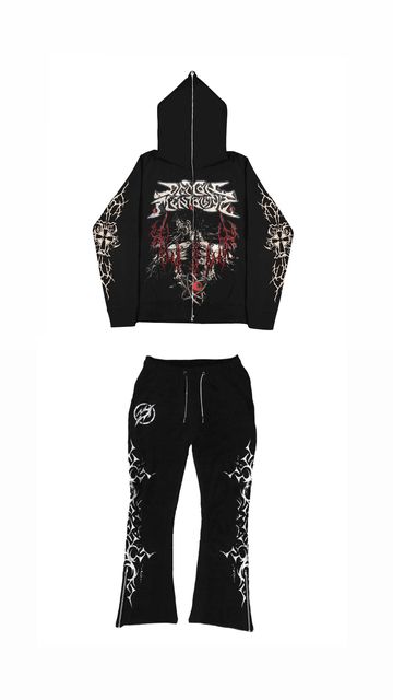 Full Villain Sweatsuit (Black)