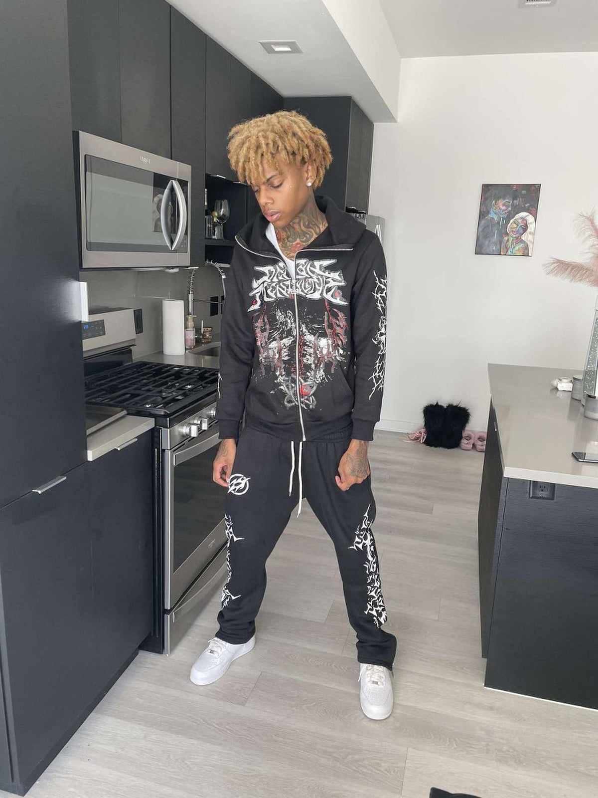FullZip Villain Hoodie (Black)