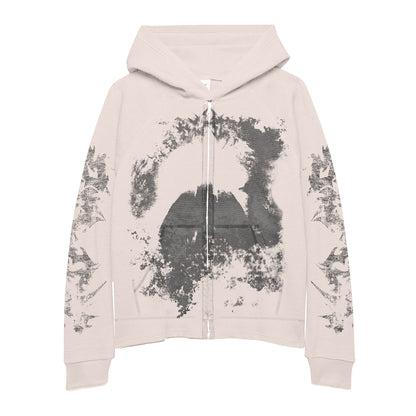 Dark Thermal Zip Up Hoodie