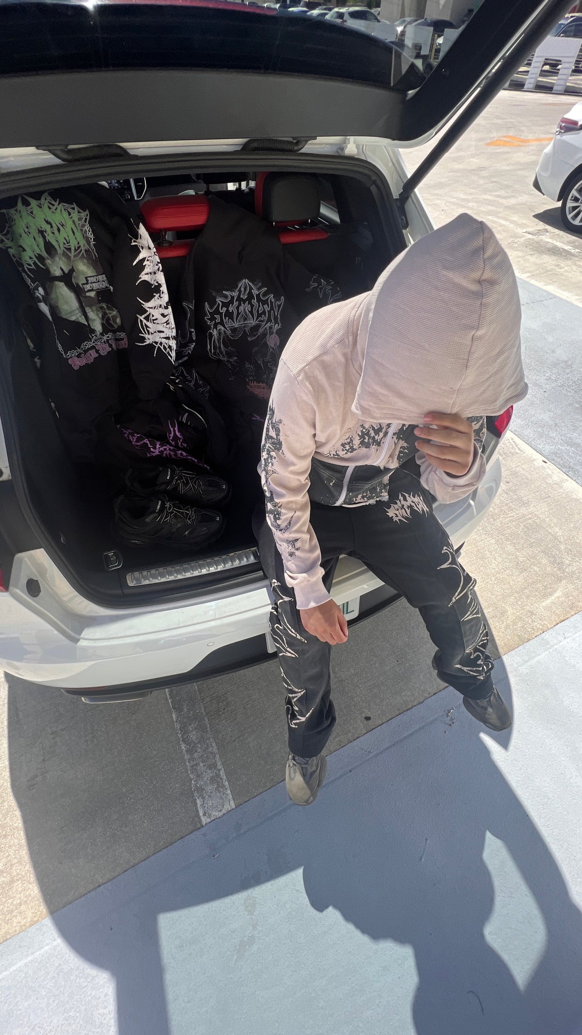 Dark Shadow Flared Sweatpants