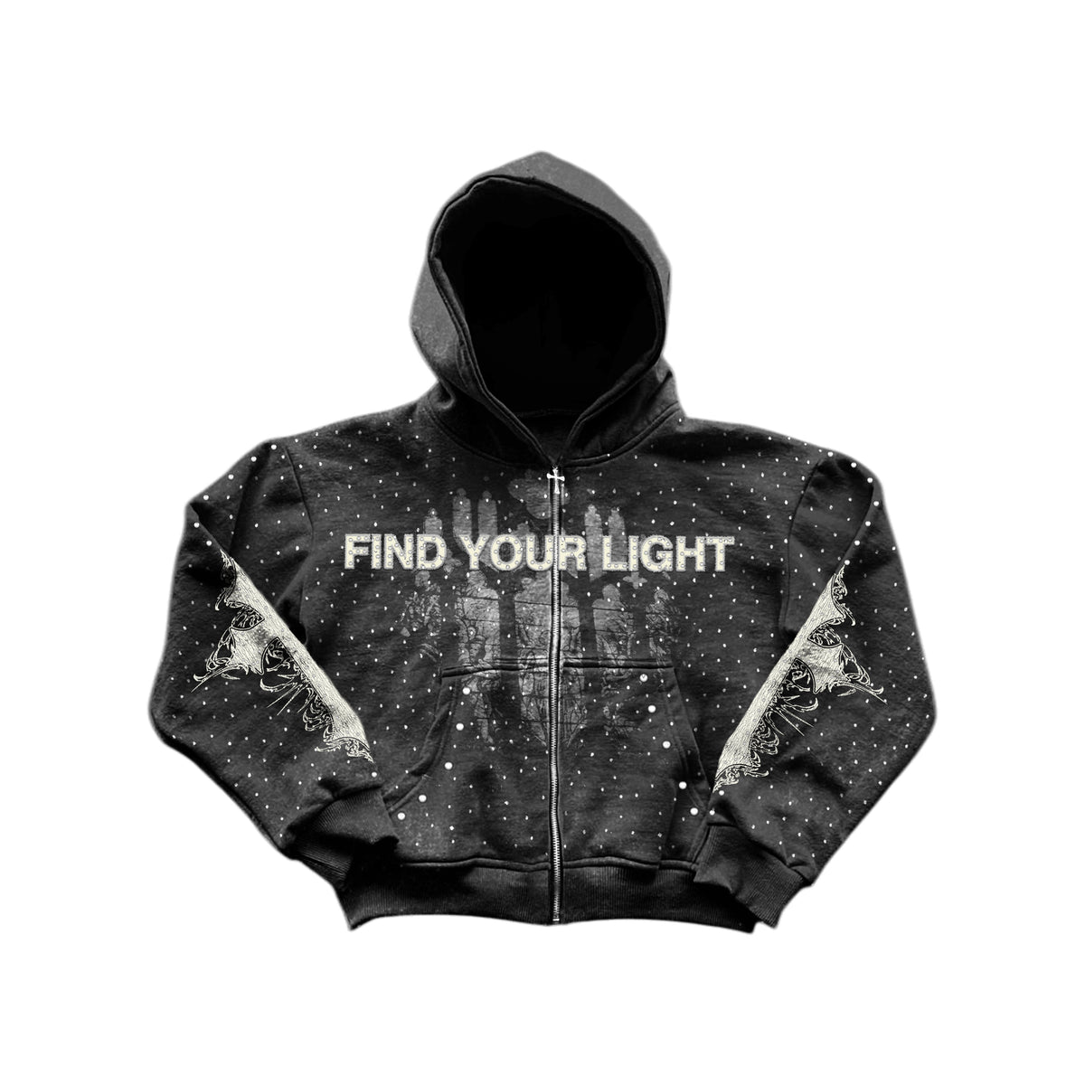 FYL BLACK ZIP UP