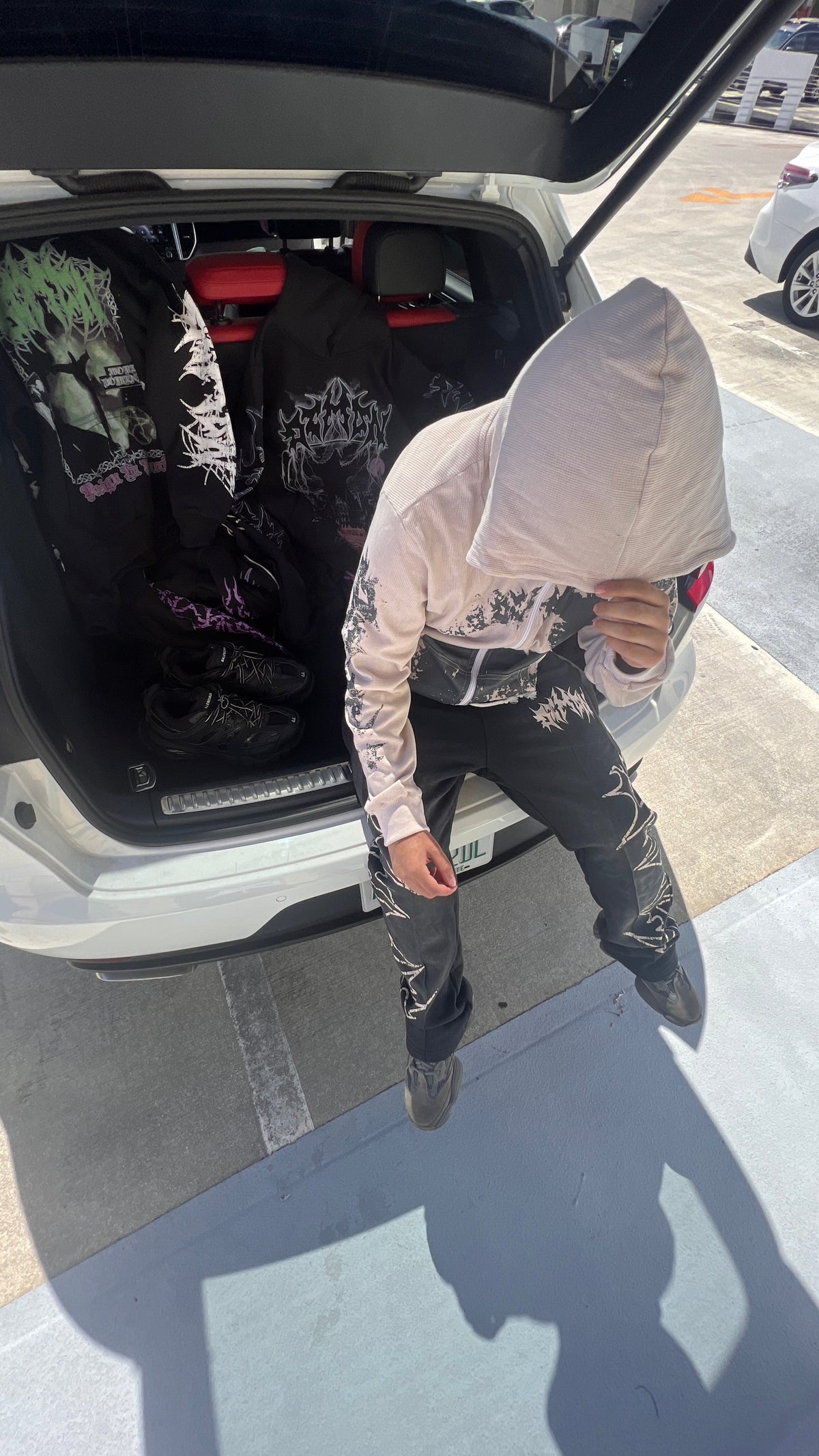 Dark Shadow Flared Sweatpants