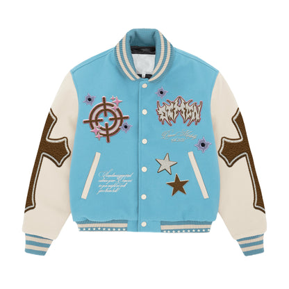 Varsity Jacket (Light Blue)