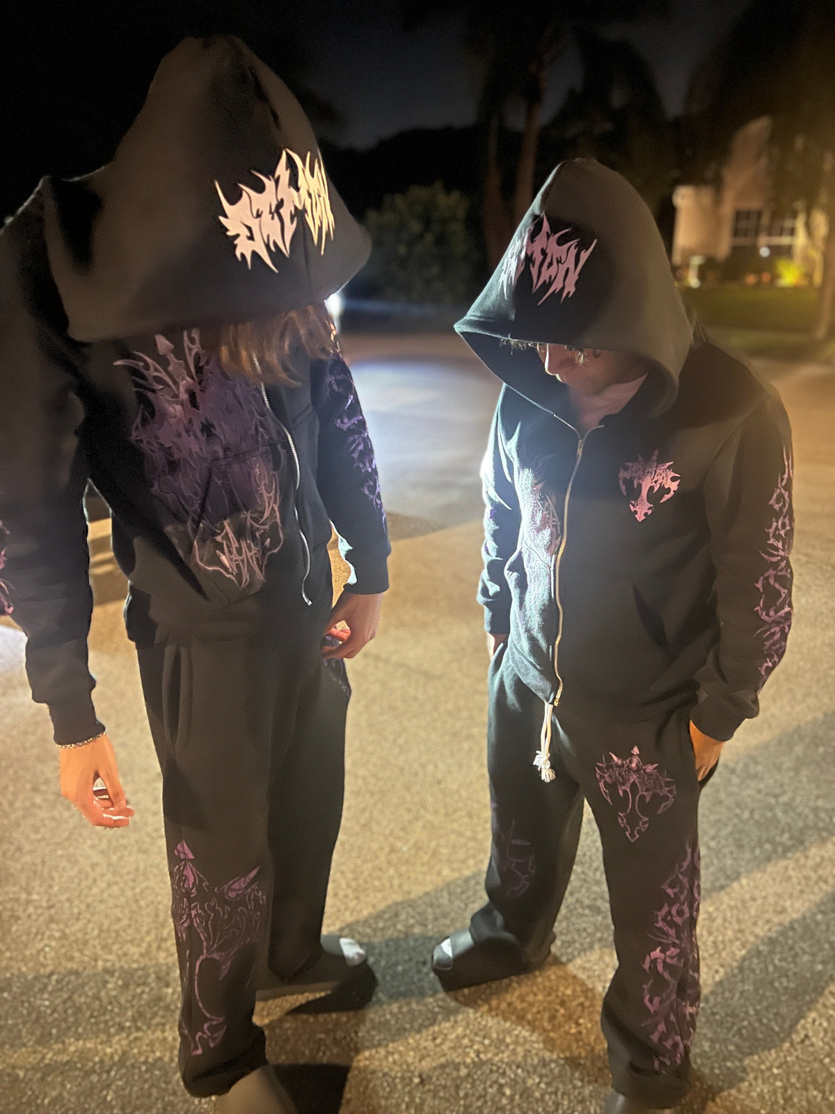 Purple Cross Hoodie