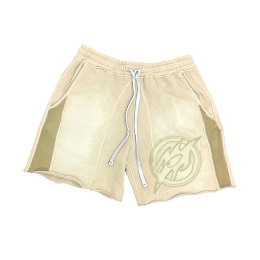 Two Tone Shorts (Cream)